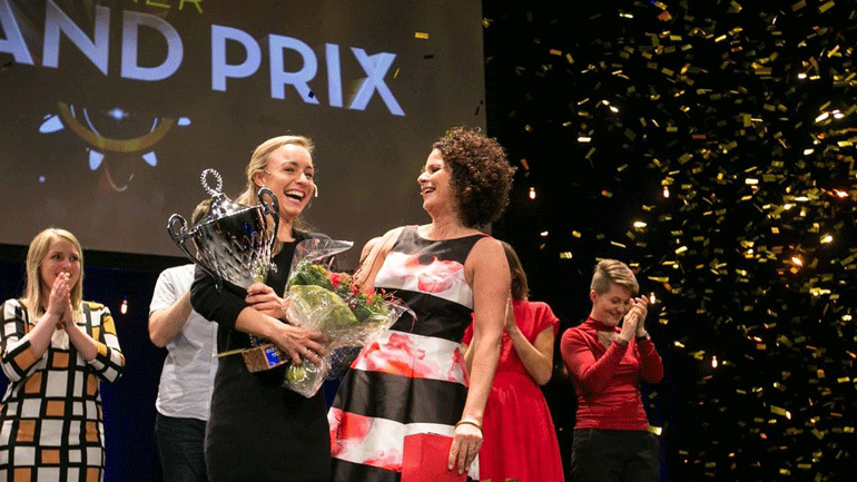 Sofie Snipstad fra NTNU vant fjorårets Forsker grand prix. Foto