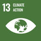 FNs bærekraftsmål logo nummer 13