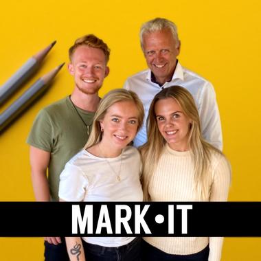 Mark-It podcast. Logo.
