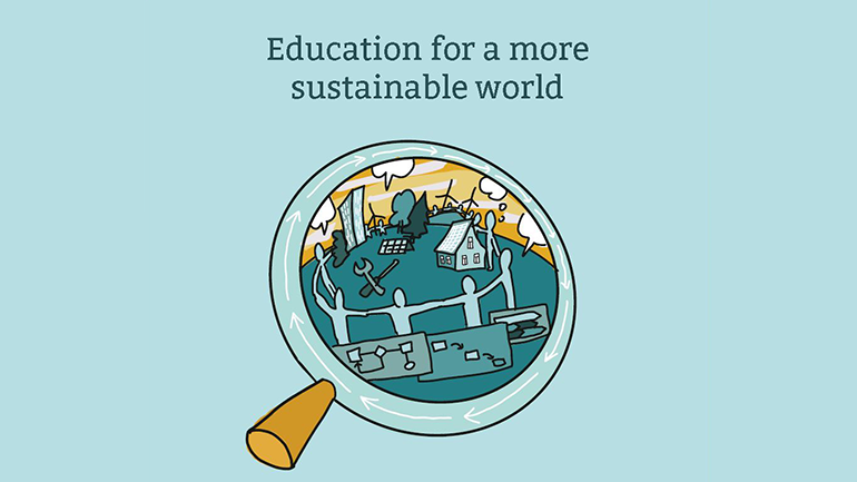 Yeron: Education for a more sustainable world. Illustration.