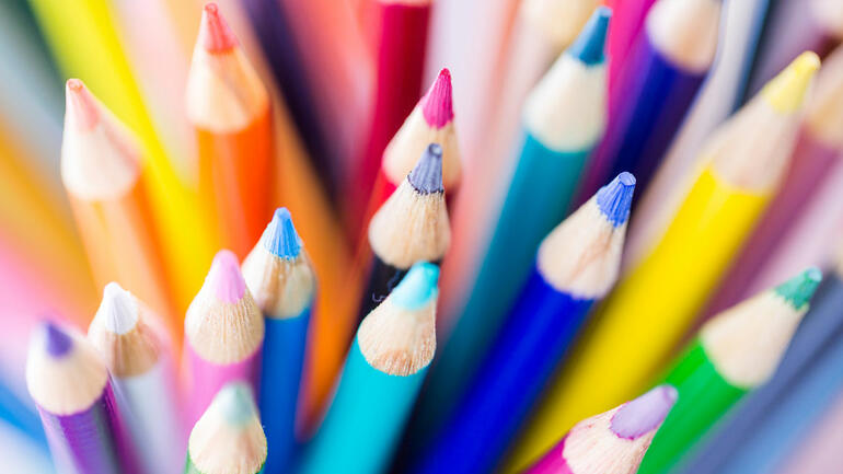 Fargerike blyanter
