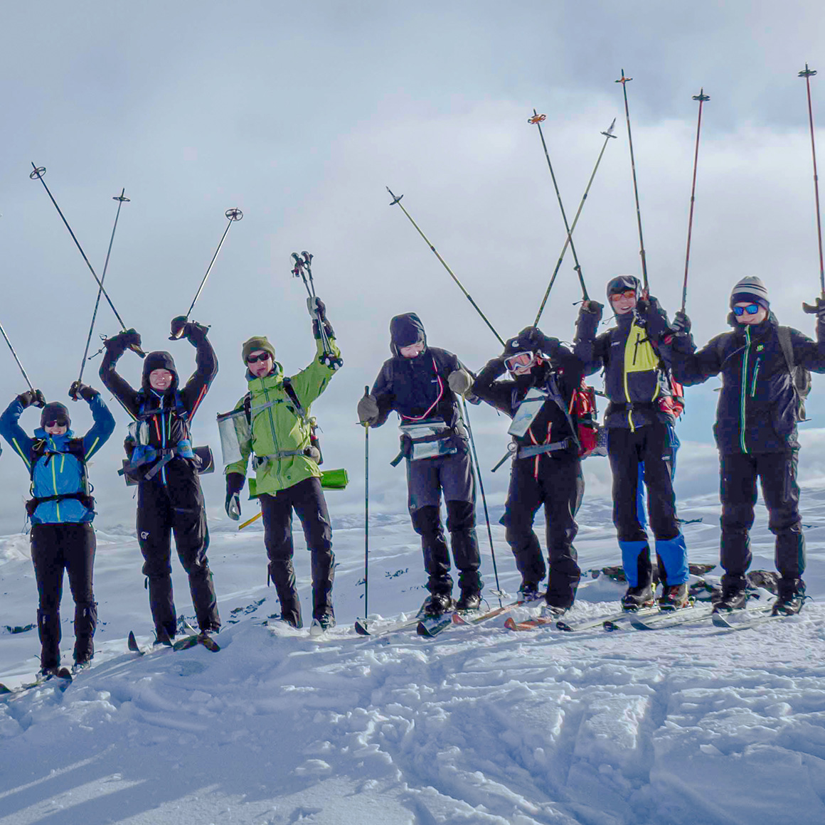 Skiing around Haukelifjell