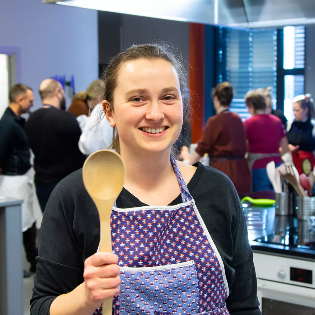 Student på videreutdanning i mat og helse (Kompetanse for kvalitet)