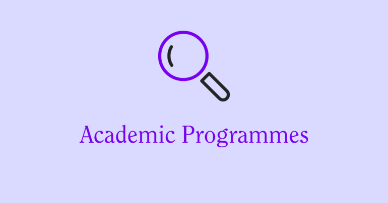 Find academic programmes illustration