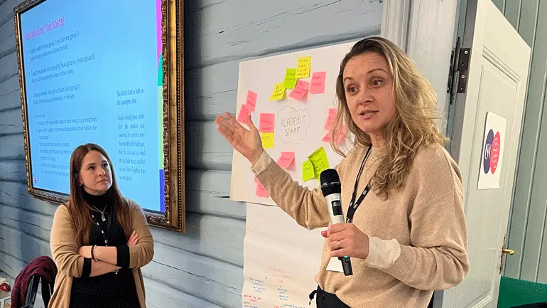 Carlotta Loi og rebeca Schumacher. Foto