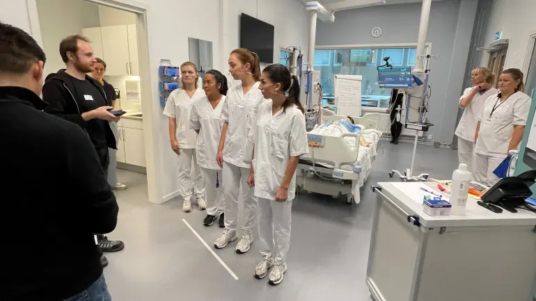 Team learn i simsenteret