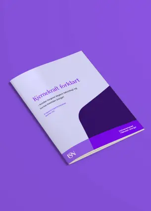 bilde av forsiden av rapport om innføring til kjernekraft