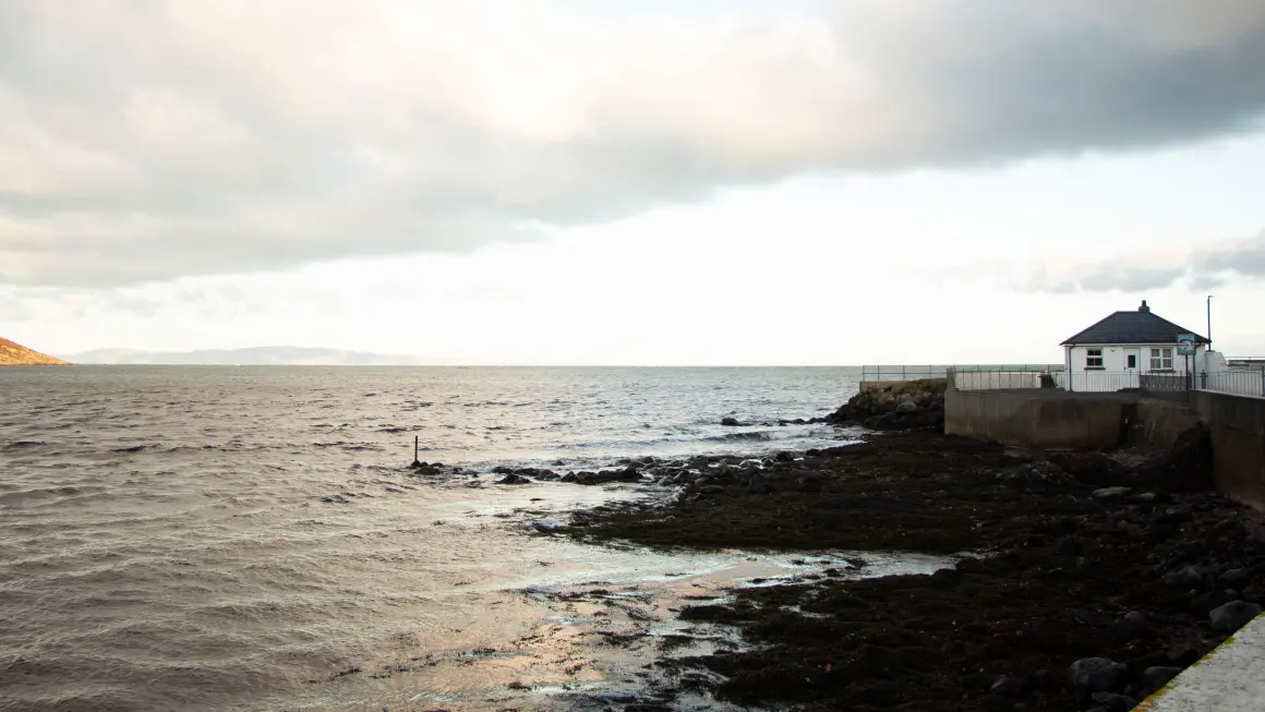 Utsiktsbilde ved havet