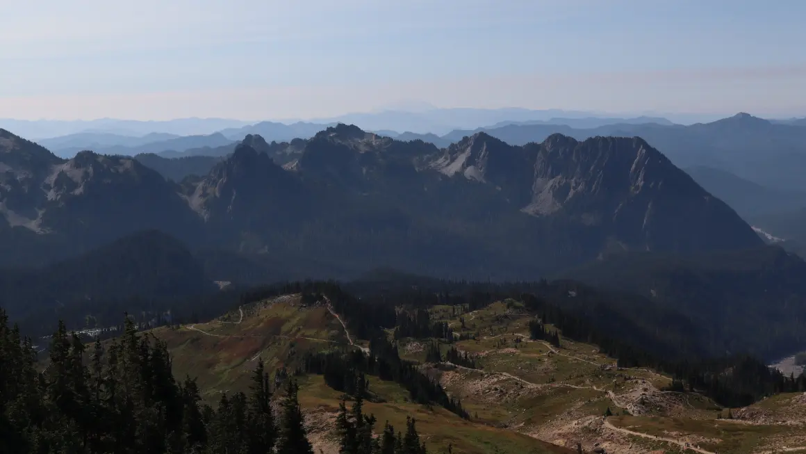 Landskapsbilde av fjell