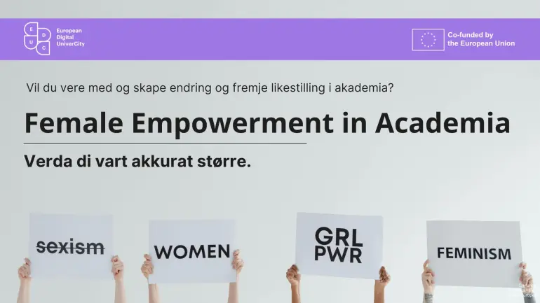 EDUC-kurs: Female Empowerment in Academia