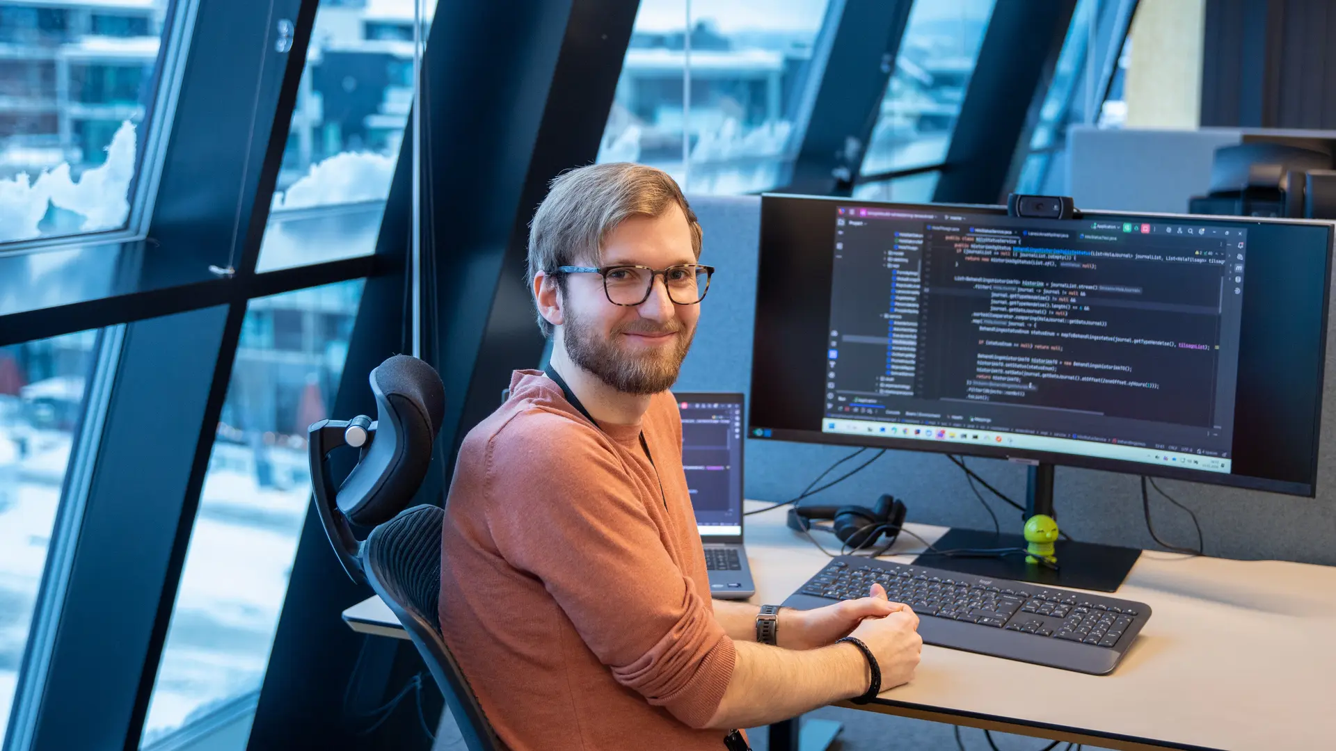 IT student Oscar Brøndbo