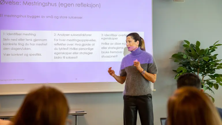 Fra underviningen i årsstudium i ledelse og selvledelse