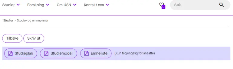 Knapper for PDF-versjoner