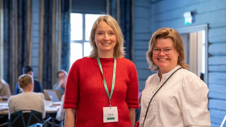 Trine Magnus og Kristin Falk