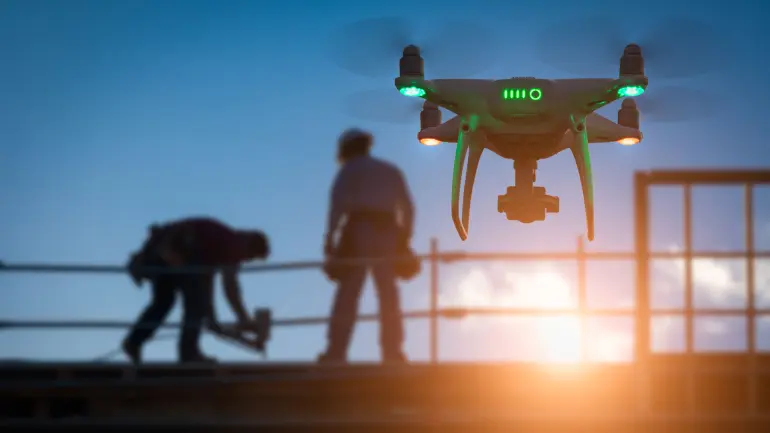 Illustrasjonsfoto av drone