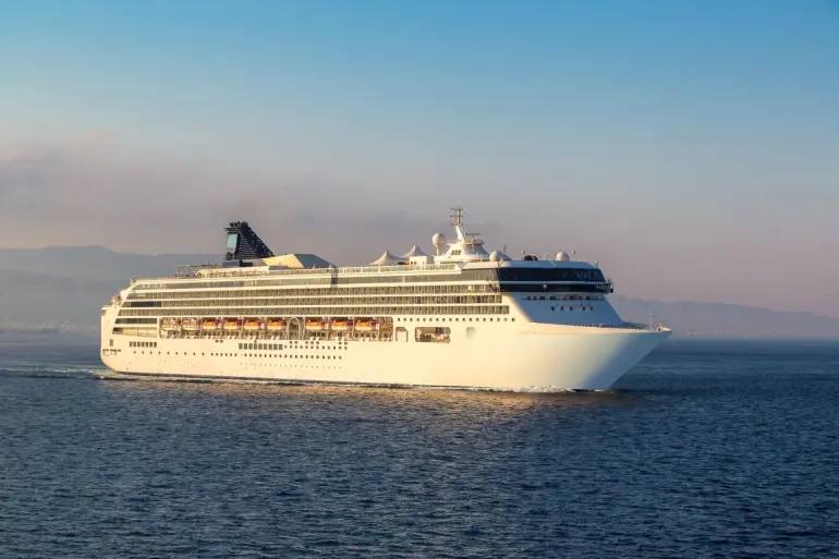 Illustrasjon cruiseskip