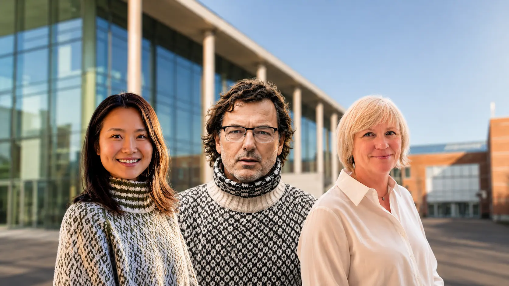 Matias, Lucy og Marit foredragsholdere på kompetansedagen