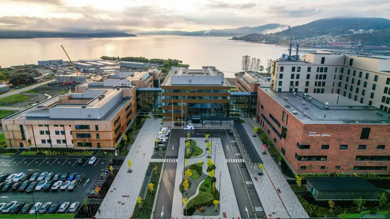 Oversiktsbilde Drammen sykehus