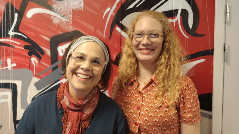 Gabriela Mezzanotti og Åsne Håndlykken-Luz.
