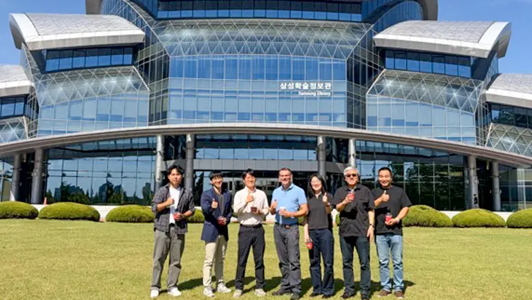 group photo outdoors