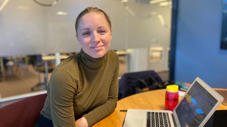 Student i økonomi og ledelse, Emma Åskag. 